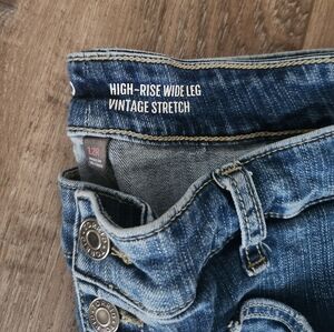 Torrid Women's High-rise Wide Leg Blue Jeans